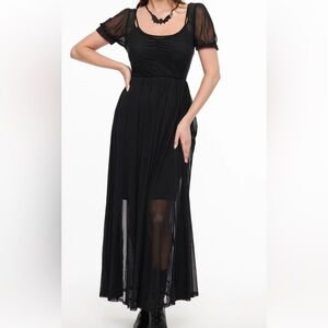 Foxblood Lily Dress mesh XL